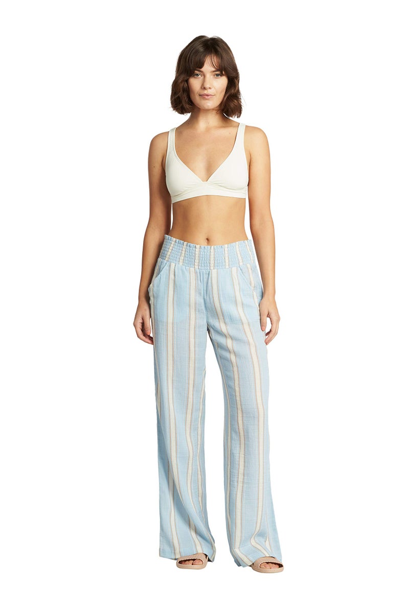 Billabong womens New Waves Stripe Pants, Clear Sky, Large US - Image 4